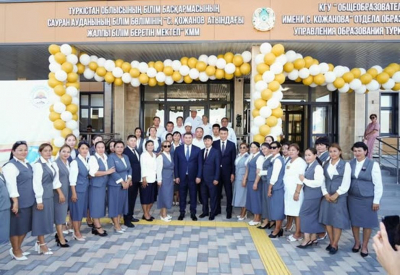 «Школы будущего»: в Сауранском районе открылась новая школа на 300 мест