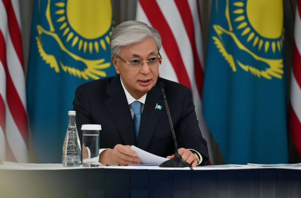 Токаев выступил на Круглом столе с представителями американского бизнеса