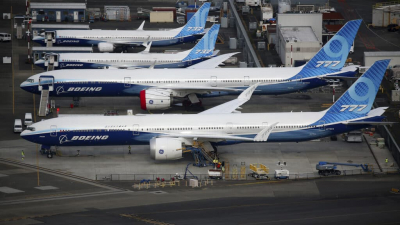 Boeing приостановил летные испытания флагмана 777X из-за трещин в конструкции