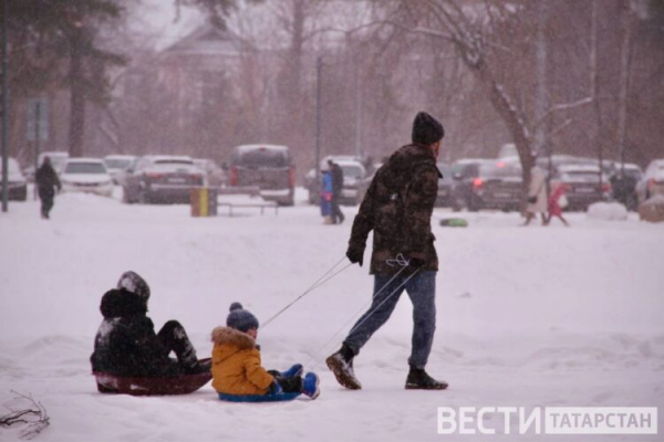 В Татарстане ожидается резкое похолодание до -35