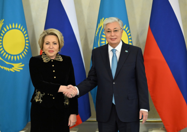Валентина Матвиенко передала слова Владимира Путина президенту РК
